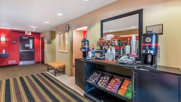 Free daily on-the-go breakfast