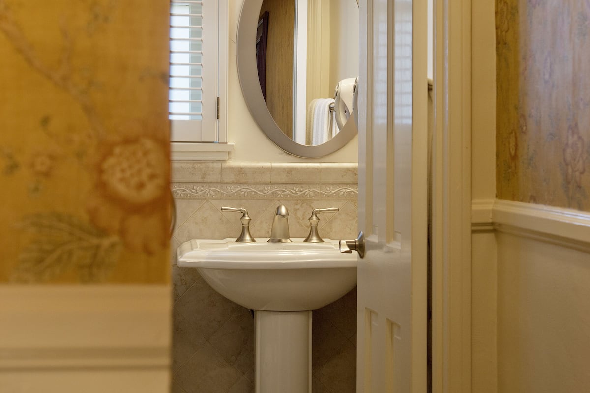 shower, free toiletries, hair dryer, bathrobes