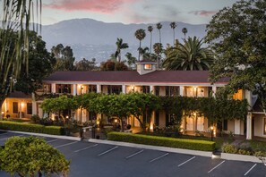 Majoituspaikan julkisivu