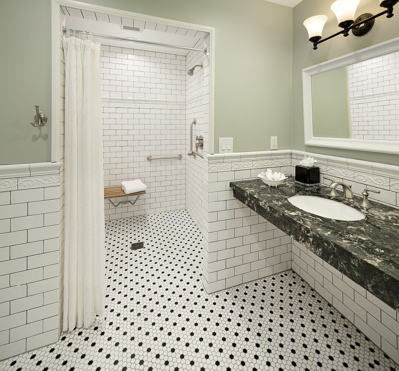 shower, free toiletries, hair dryer, bathrobes