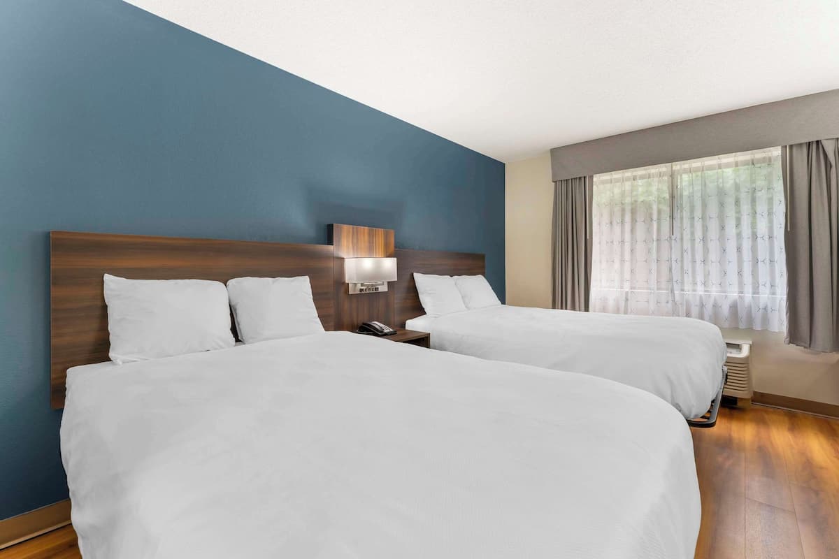 Room, 2 Double Beds, Non Smoking | Premium bedding, desk, laptop workspace, free WiFi