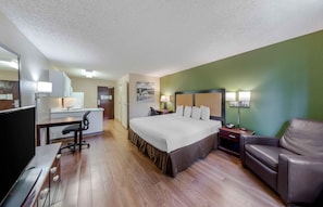 Desk, iron/ironing board, WiFi (free), alarm clocks