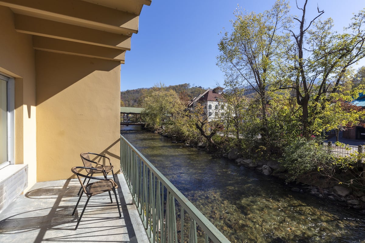 Room, 2 Queen Beds, River View | Balcony view