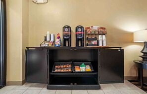 Free daily on-the-go breakfast