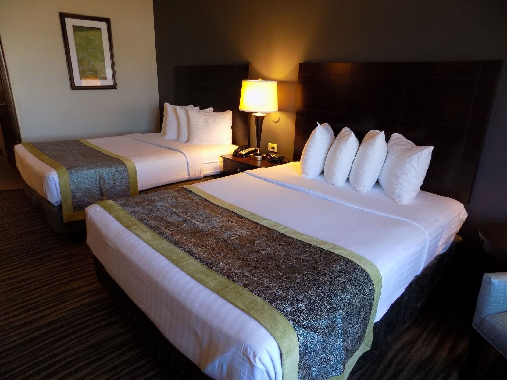 Premium bedding, in-room safe, blackout drapes, iron/ironing board