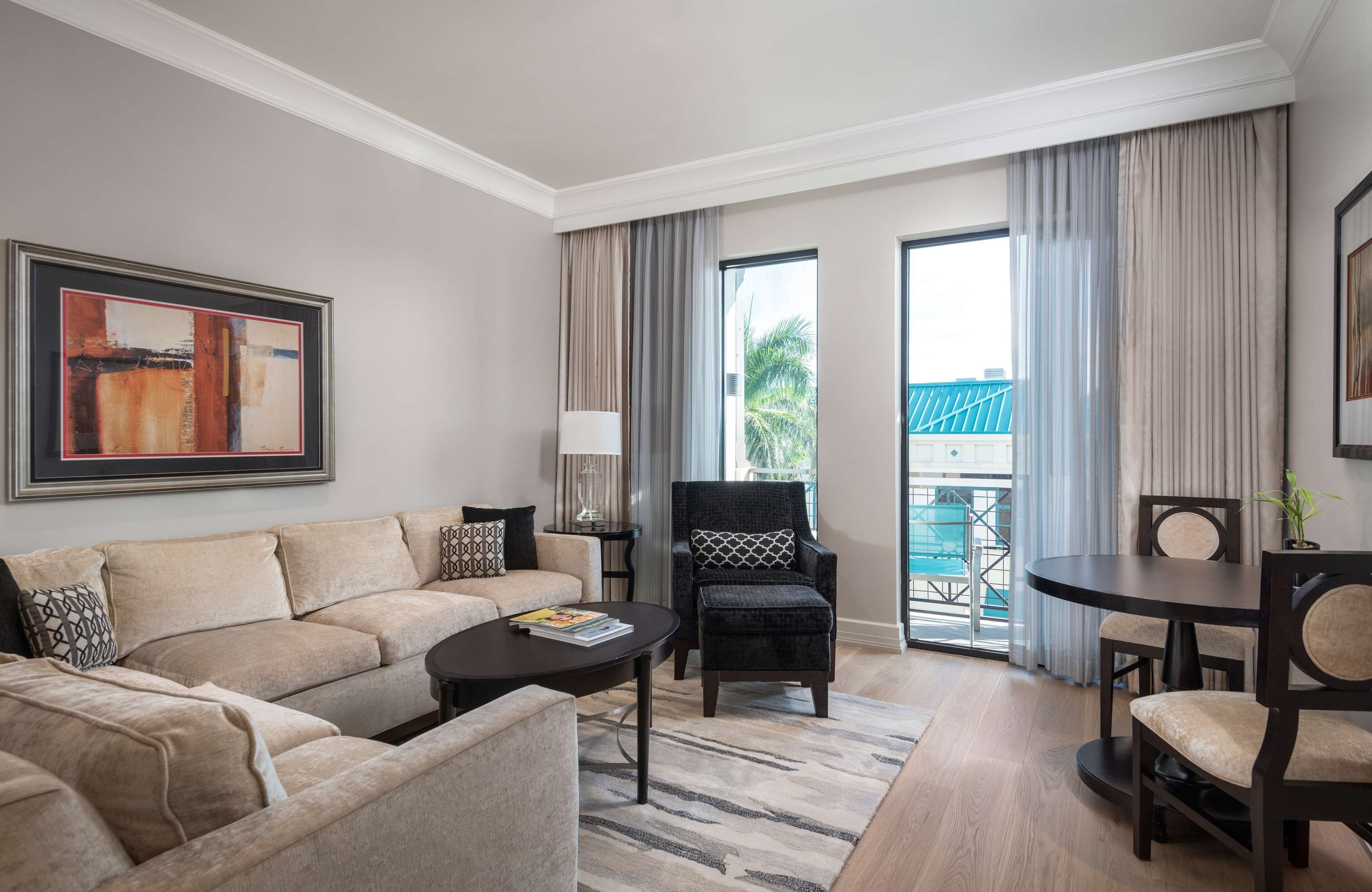 Premium bedding, pillow-top beds, in-room safe, laptop workspace