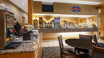 Free buffet breakfast