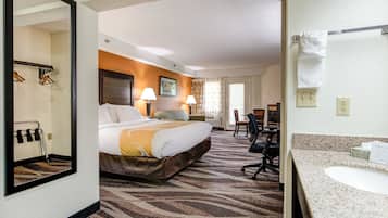 In-room safe, desk, blackout drapes, iron/ironing board
