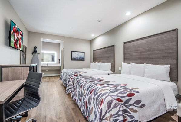 Wifi gratis y ropa de cama 