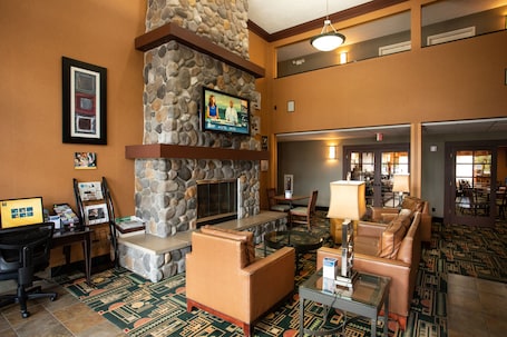 Sala de estar en el lobby