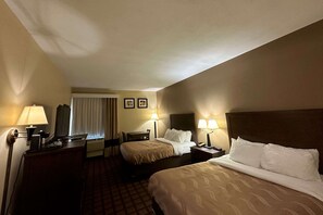 Standard Room, 2 Queen Beds, Non Smoking | Iron/ironing board, free rollaway beds, free WiFi, bed sheets