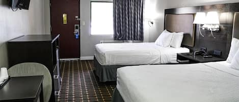 Desk, cribs/infant beds, rollaway beds, free WiFi