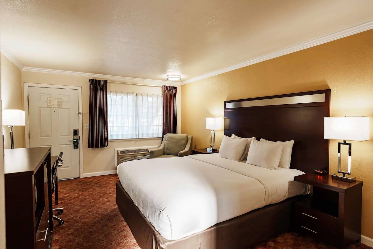 In-room safe, desk, blackout curtains, iron/ironing board