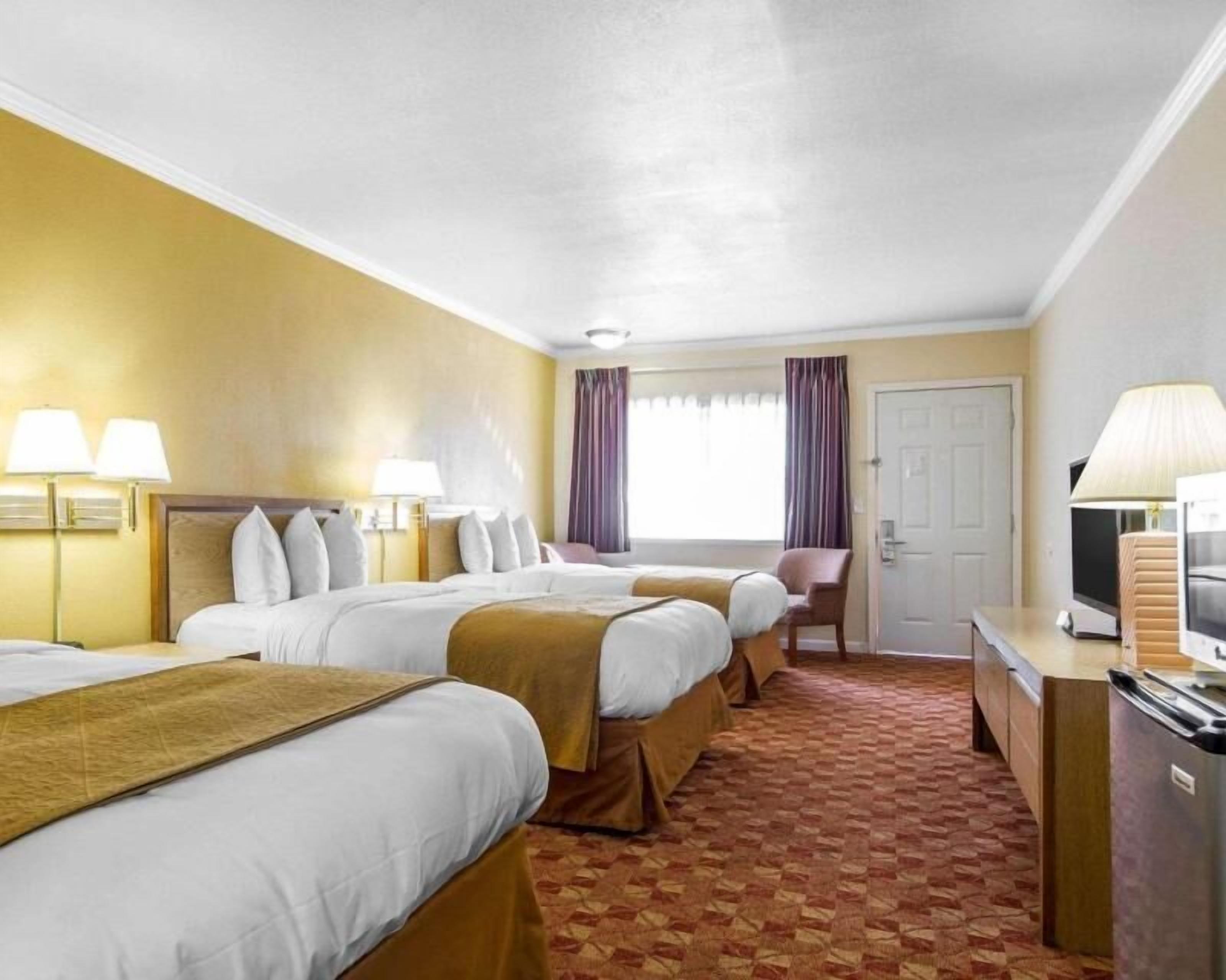 Premium bedding, in-room safe, desk, blackout drapes