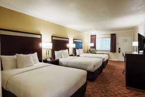 Room, Multiple Beds, Non Smoking | In-room safe, desk, blackout drapes, iron/ironing board