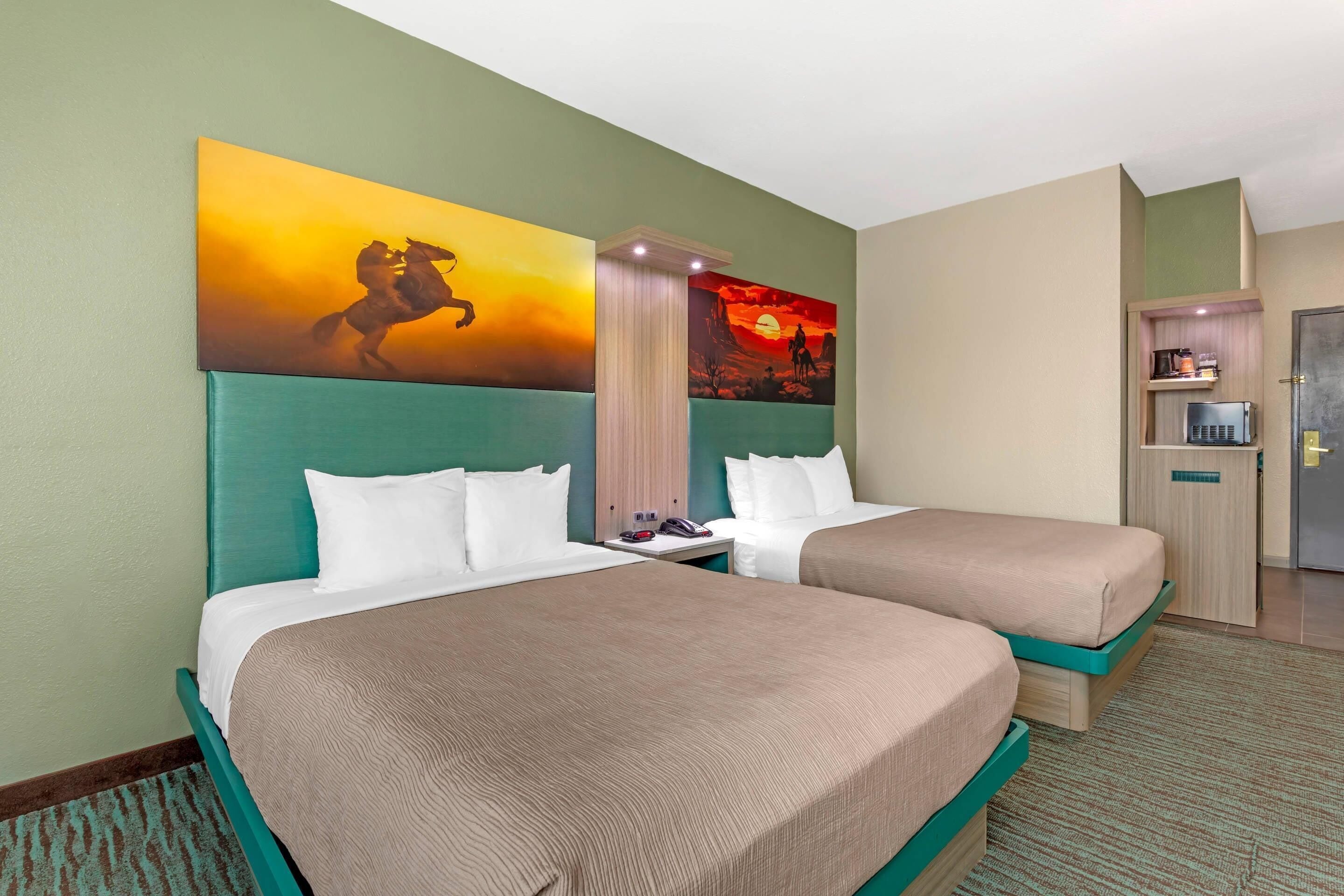 Room, 2 Queen Beds, Accessible, Non Smoking | Hypo-allergenic bedding, desk, laptop workspace, blackout drapes