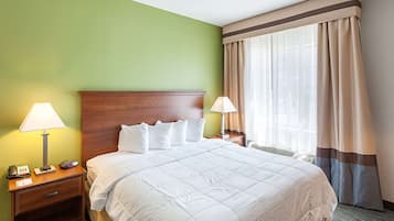Ropa de cama hipoalergénica y escritorio