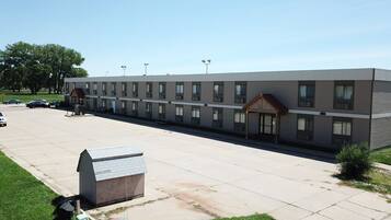 Majoituspaikan julkisivu