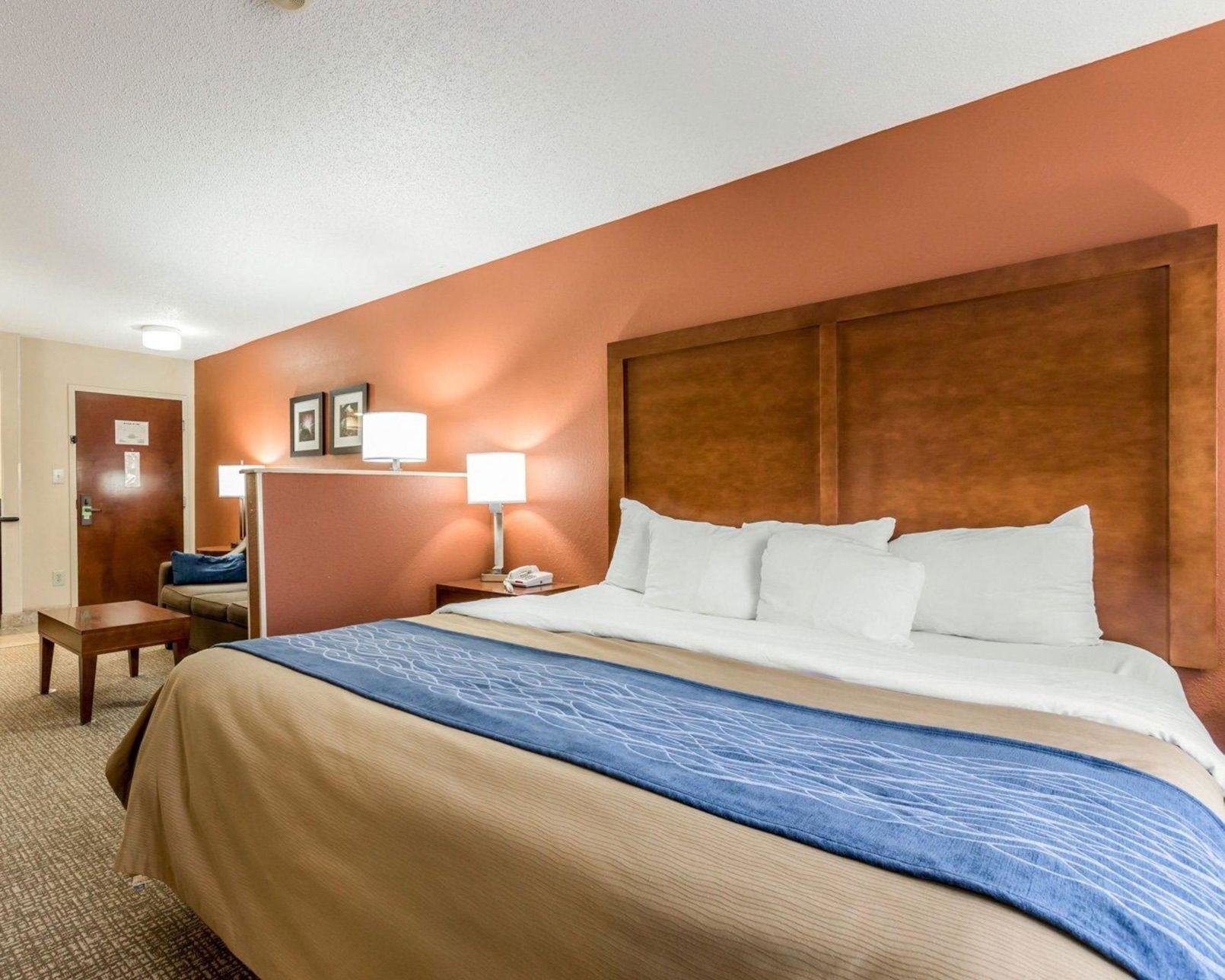 Premium bedding, down duvets, in-room safe, desk