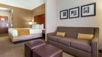 Suite, 1 King-Bett und Schlafsofa