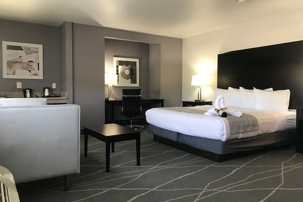Premium bedding, desk, iron/ironing board, free WiFi