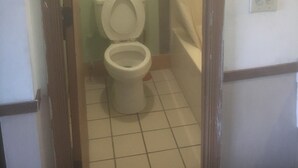 Combined shower/tub - Travel Inn (Indianapolis)