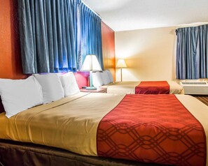 Free WiFi, bed sheets, alarm clocks