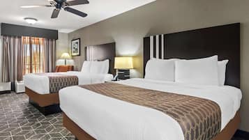 Standard Room, 2 Queen Beds, Non Smoking, Refrigerator & Microwave
