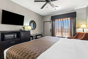 Premium bedding, in-room safe, desk, laptop workspace