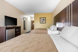 Standard Room, 2 Queen Beds, Non Smoking | Premium bedding, desk, blackout drapes, soundproofing