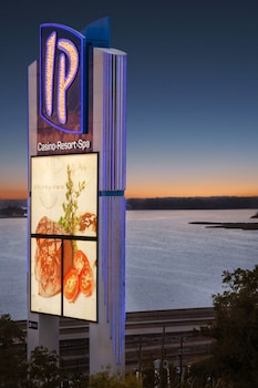 Front of property - evening/night at IP Casino Resort Spa - Biloxi