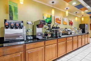 Free buffet breakfast