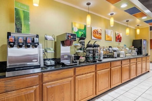 Free buffet breakfast