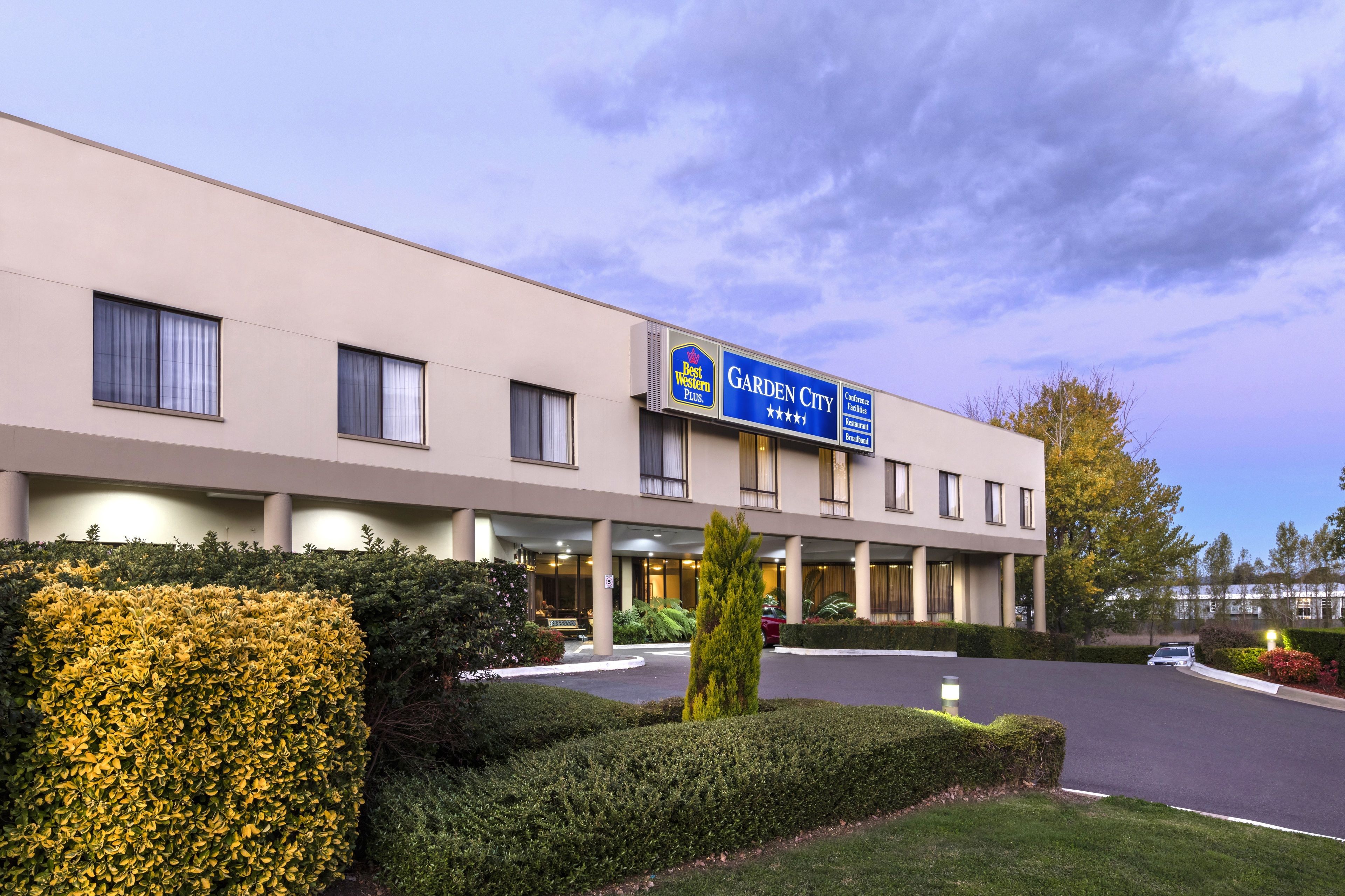 front of property – evening/night