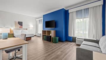 Room, 2 Queen Beds, Mobility Accessible (Roll-In Shower) | Desk, laptop workspace, iron/ironing board, WiFi (free)