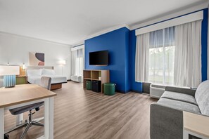 Room, 2 Queen Beds, Mobility Accessible (Roll-In Shower) | Desk, laptop workspace, iron/ironing board, WiFi (free) - Spark by Hilton Fort Myers (Fort Myers)