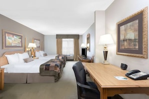 In-room safe, desk, blackout curtains, iron/ironing board