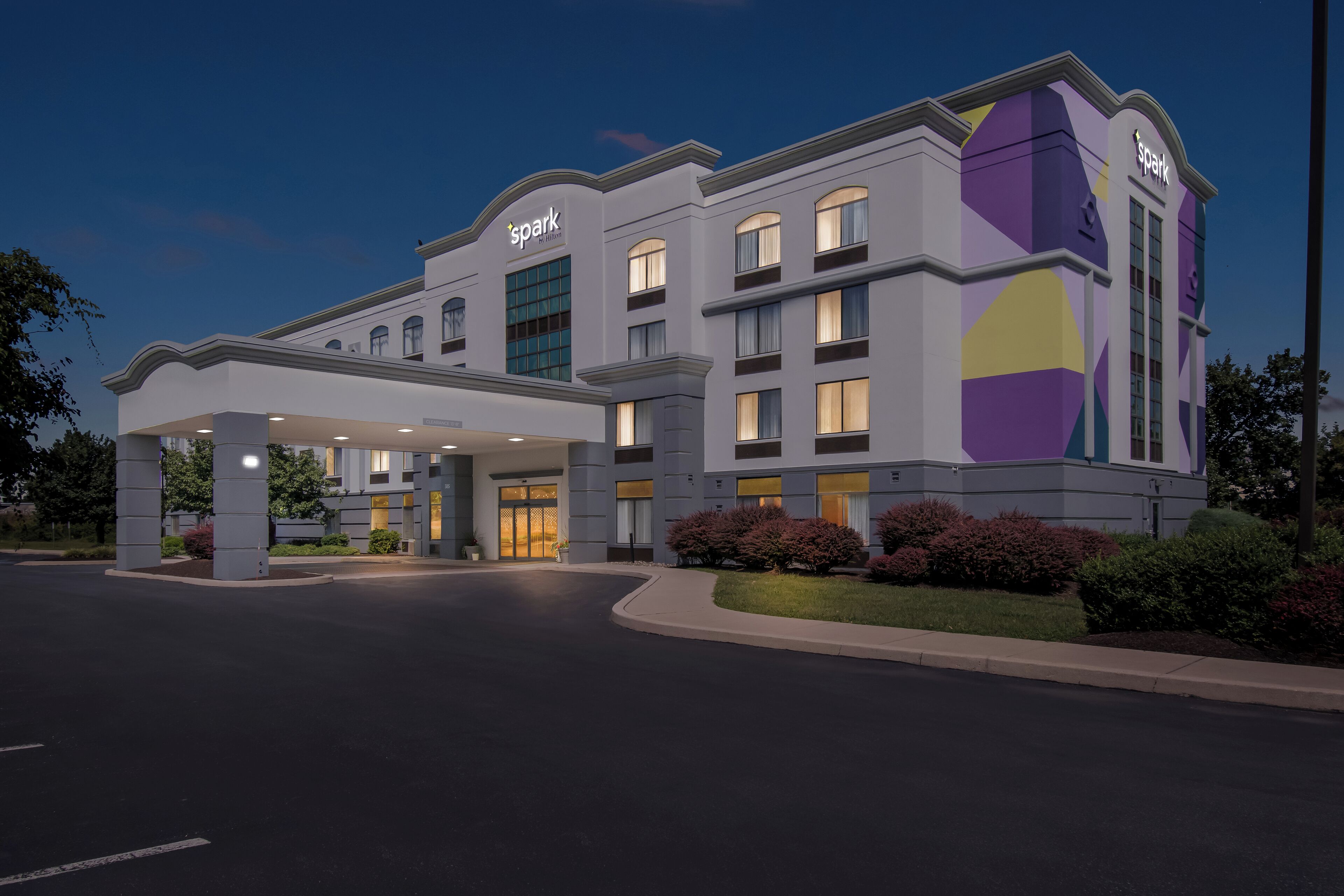 Front of property - evening/night