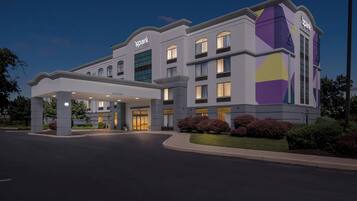 Front of property – evening/night