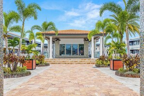 Outdoor wedding area