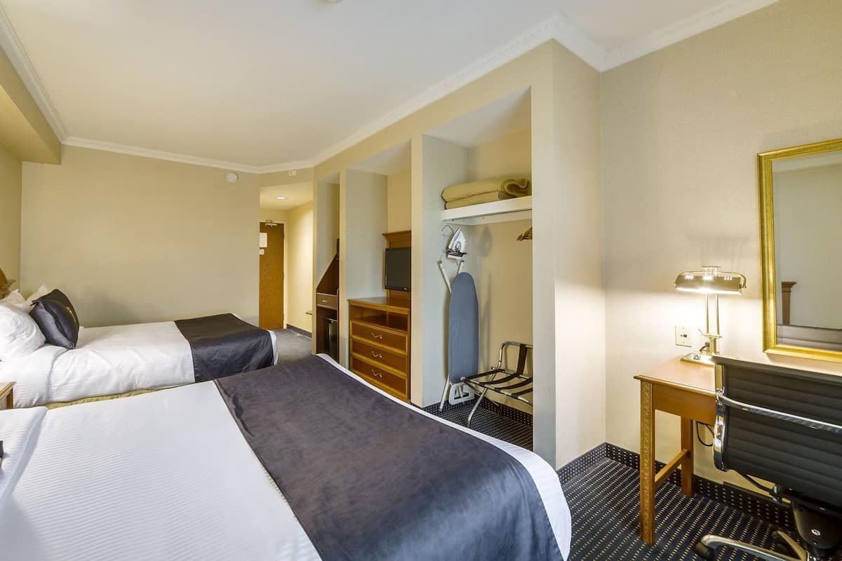 Down comforters, desk, iron/ironing board, free WiFi