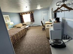Desk, iron/ironing board, free WiFi, bed sheets