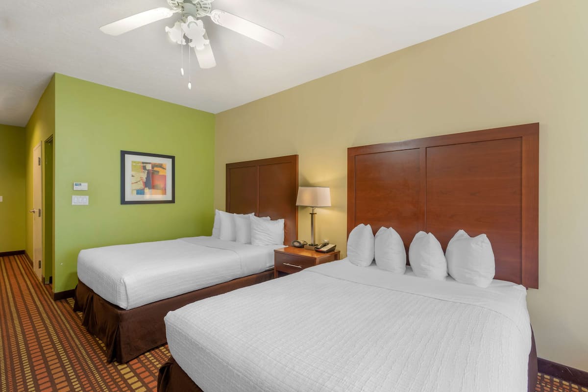 Standard Room, 2 Queen Beds, Accessible, Bathtub | Pillow-top beds, in-room safe, iron/ironing board, free WiFi