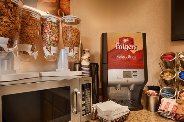 Free daily on-the-go breakfast