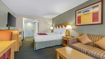 Caja de seguridad en la habitación y cortinas blackout