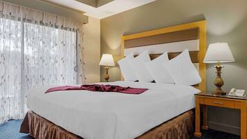 In-room safe, blackout drapes, iron/ironing board