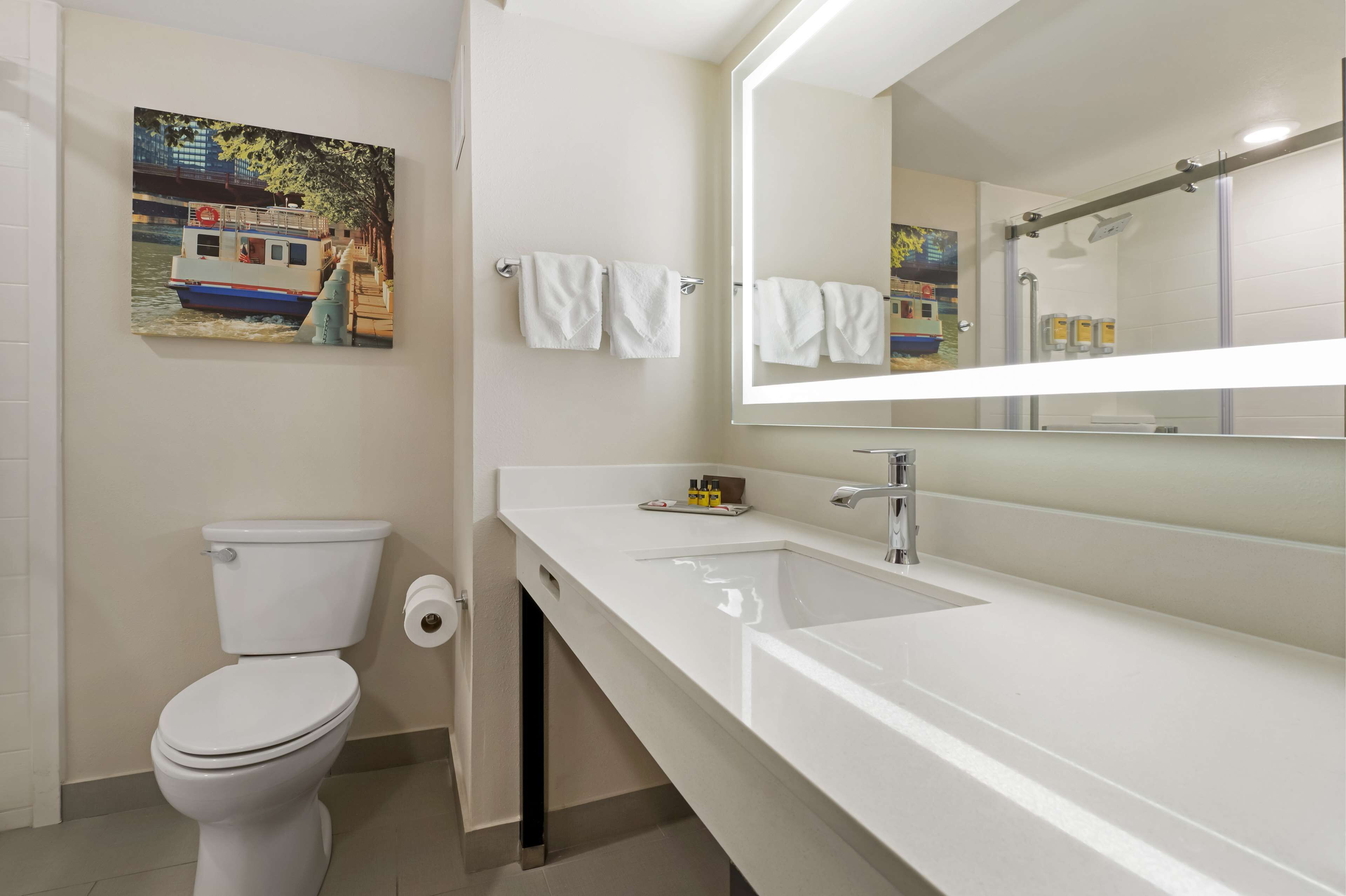 free toiletries, hair dryer, towels, soap