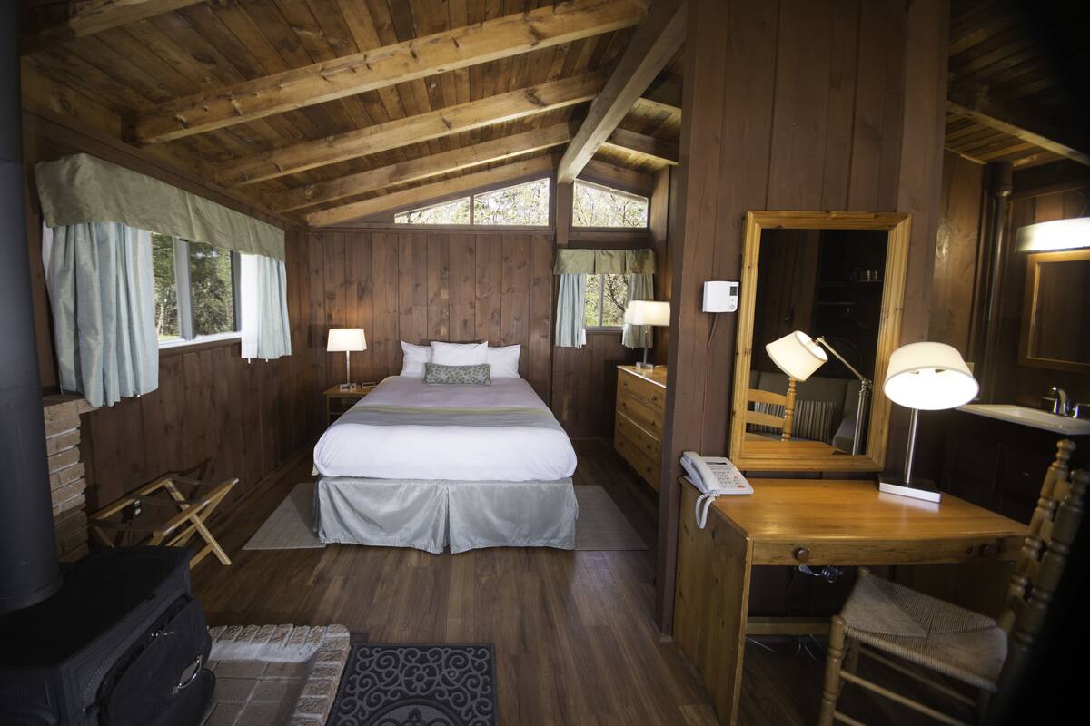 Chalet, 1 grand lit et 1 canapé-lit | Couette en duvet d'oie, coffres-forts dans les chambres