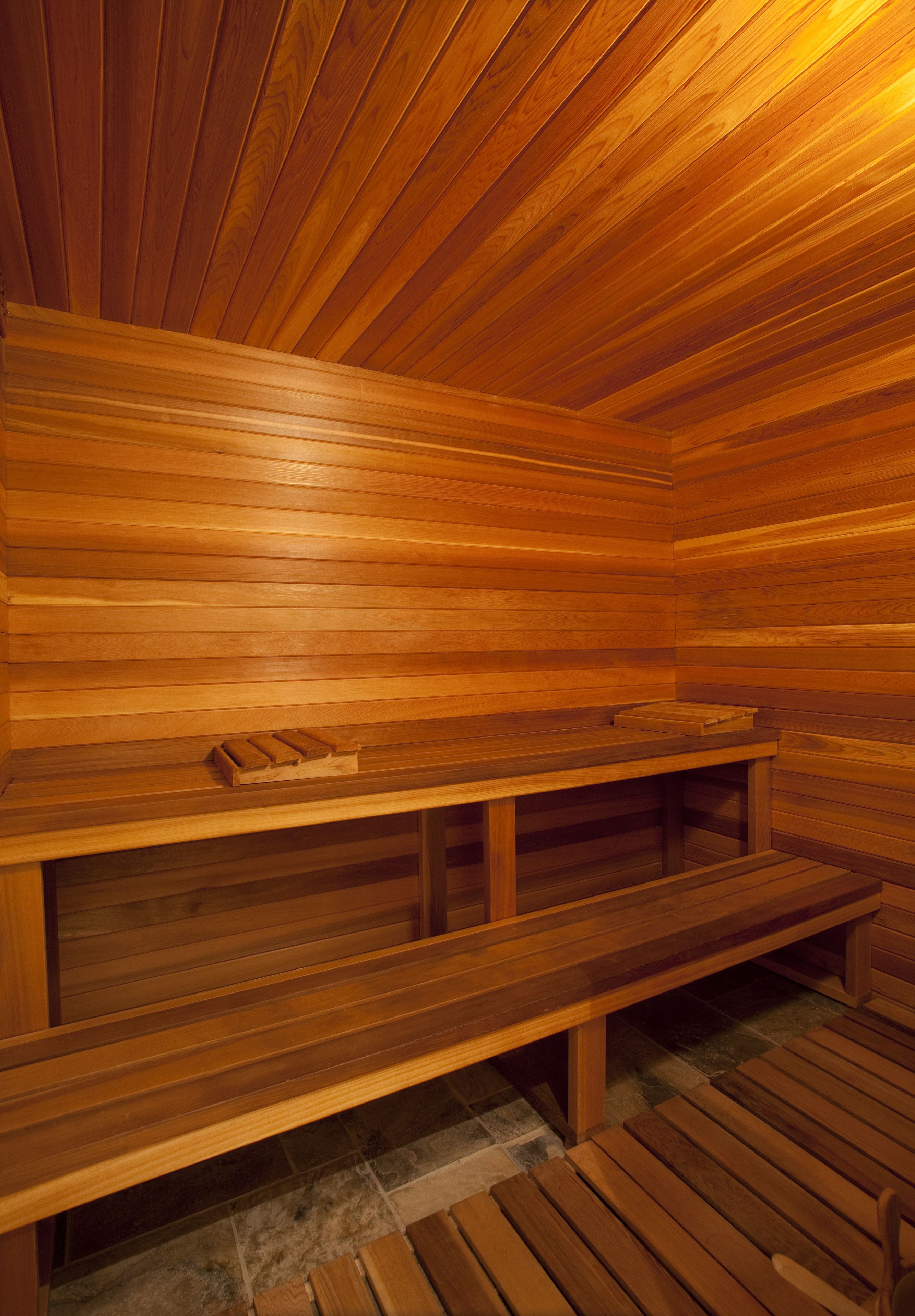 outdoor treatment area, steam room, body treatments, hot stone massages