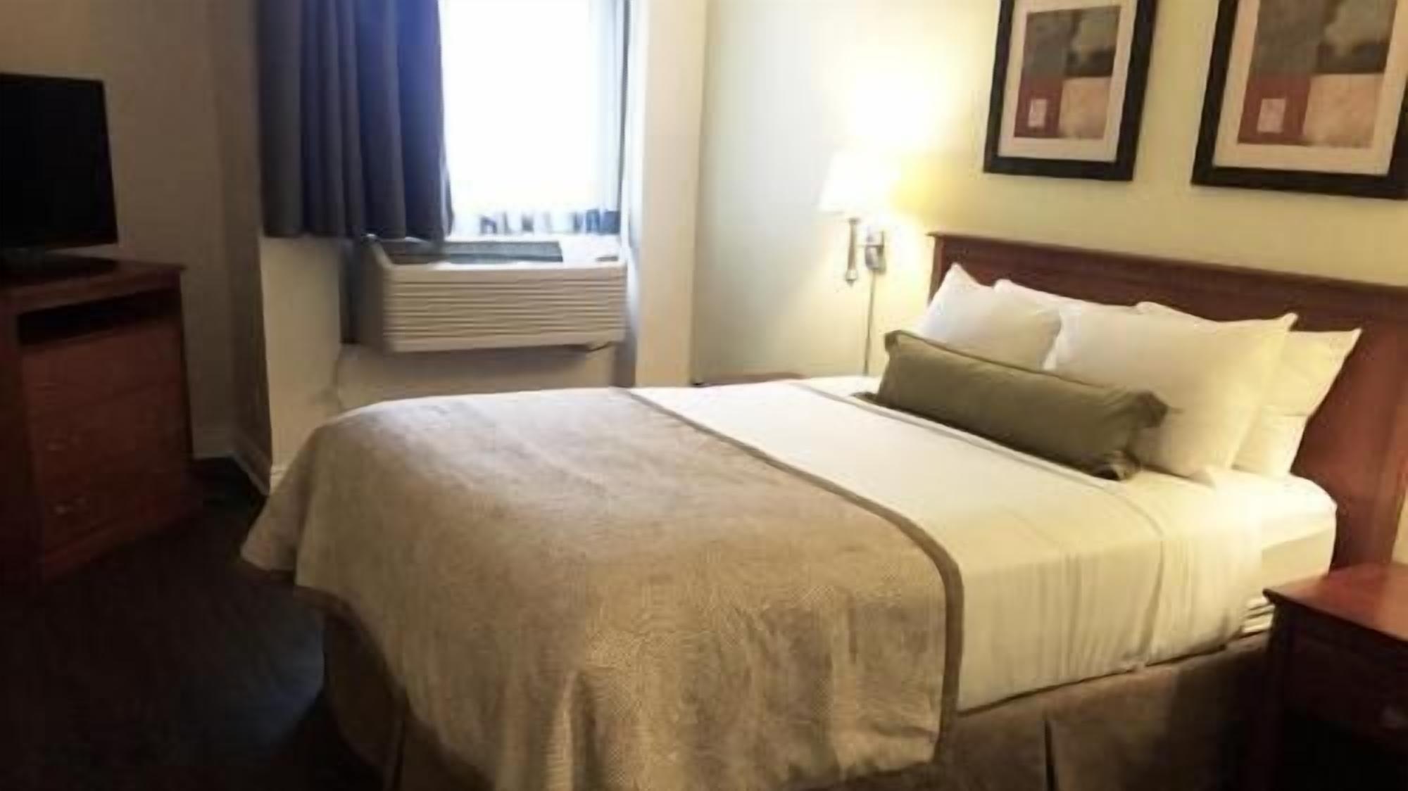 Desk, laptop workspace, blackout curtains, soundproofing